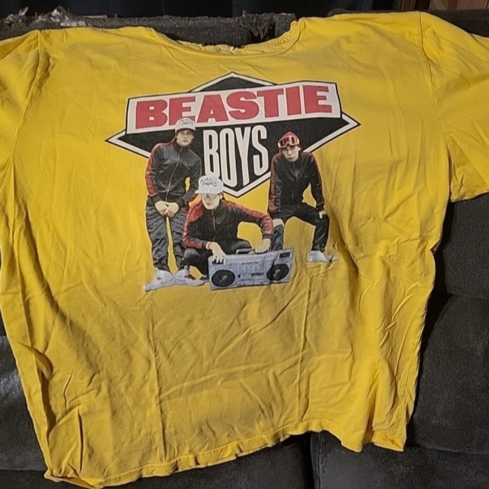 Vtg Chaser Beastie Boys Shirt Yellow Medium